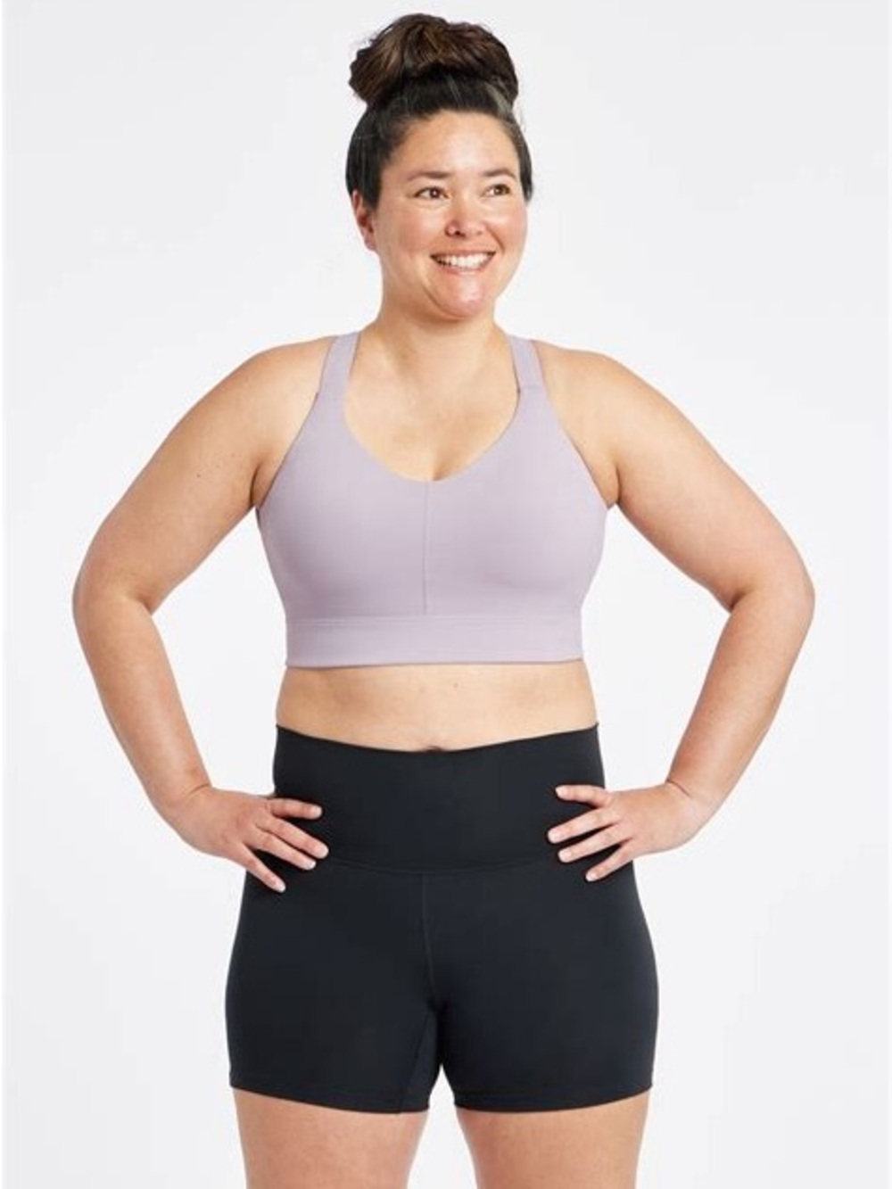 Oiselle Queen Bra in Dusty Lavender 32D- NWOT